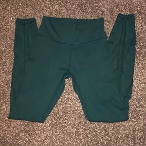 Lululemon Hunter Green Leggings Size 6